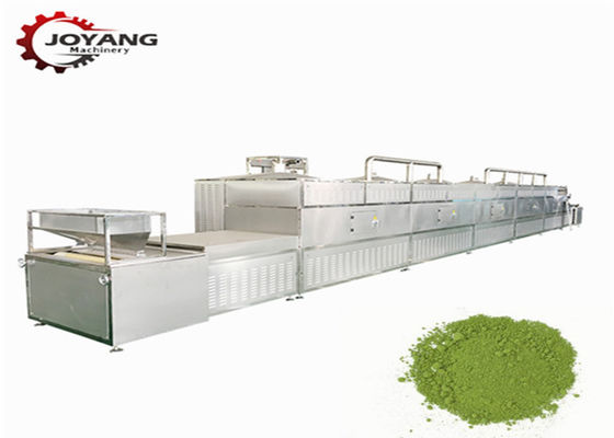 πράσινη σκόνη τσαγιού μηχανών αποστείρωσης μικροκυμάτων 60kw 60kg/Χ